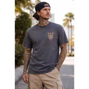 Sullen Art Collective Bangal Tee Tag less Size L Graphic Tattoo Boho Streetwear